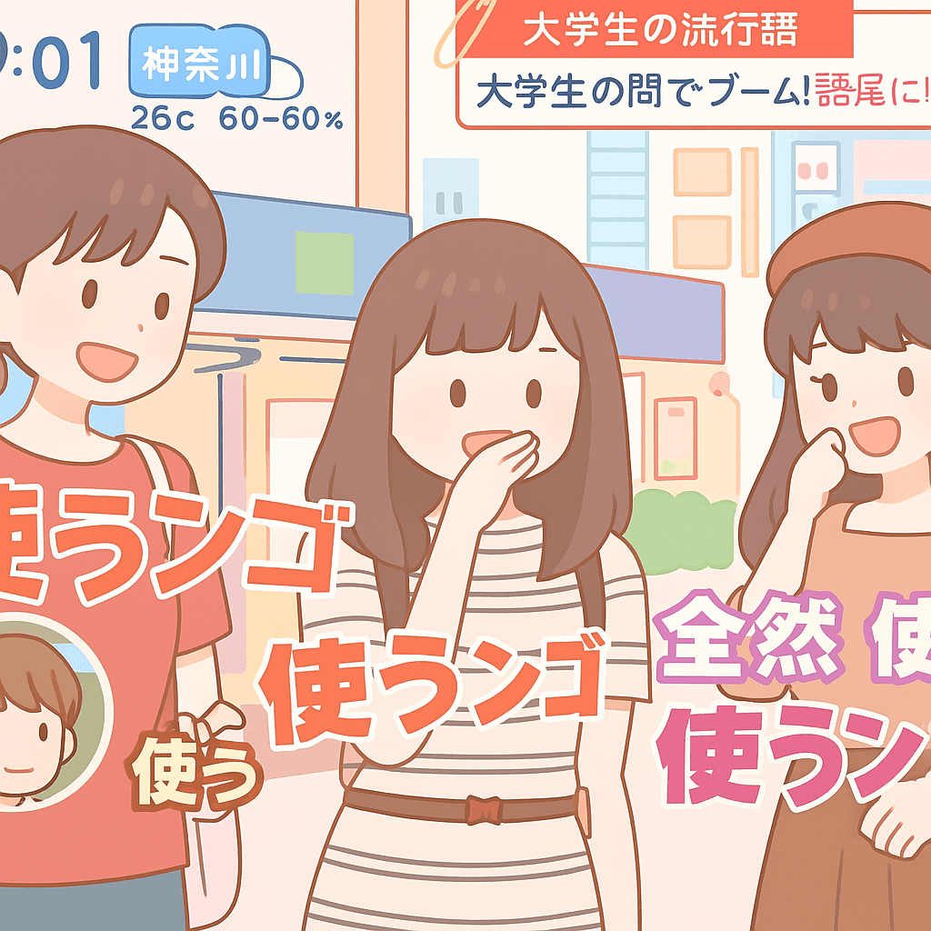 大学生の間でンゴが流行
