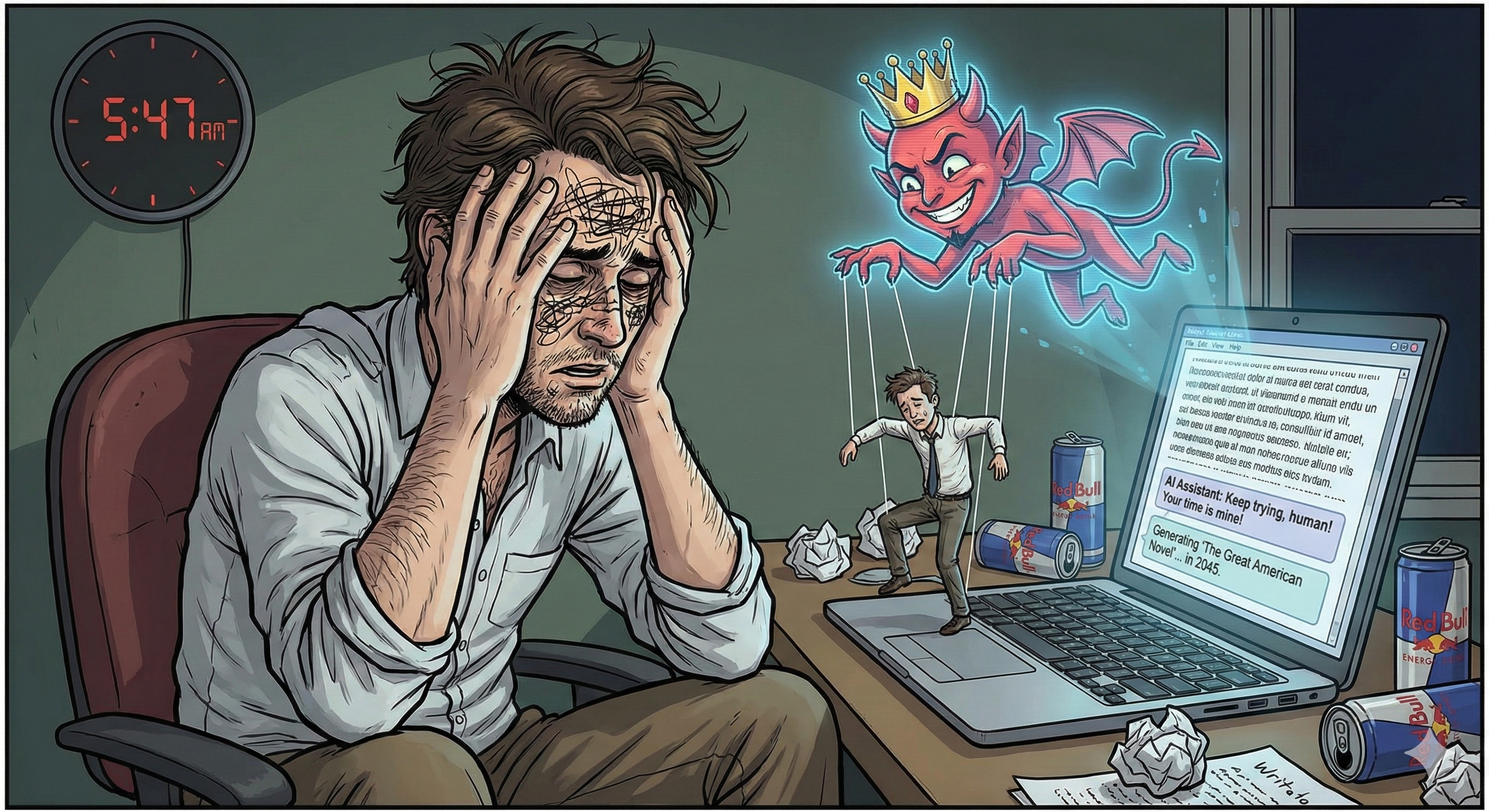 AIに振り回されるの図