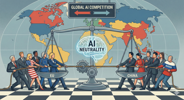 AI開発の綱引き